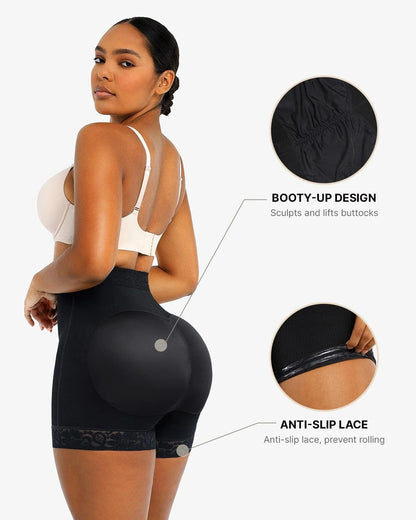 AirSlim® Mid-Rise Lace Butt-Lifting Shorts