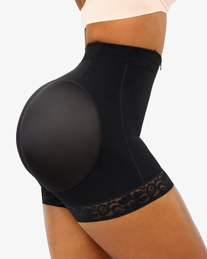 AirSlim® Mid-Rise Lace Butt-Lifting Shorts