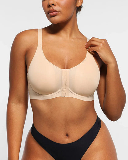 Wireless Front-Hook Back Smooth Bra