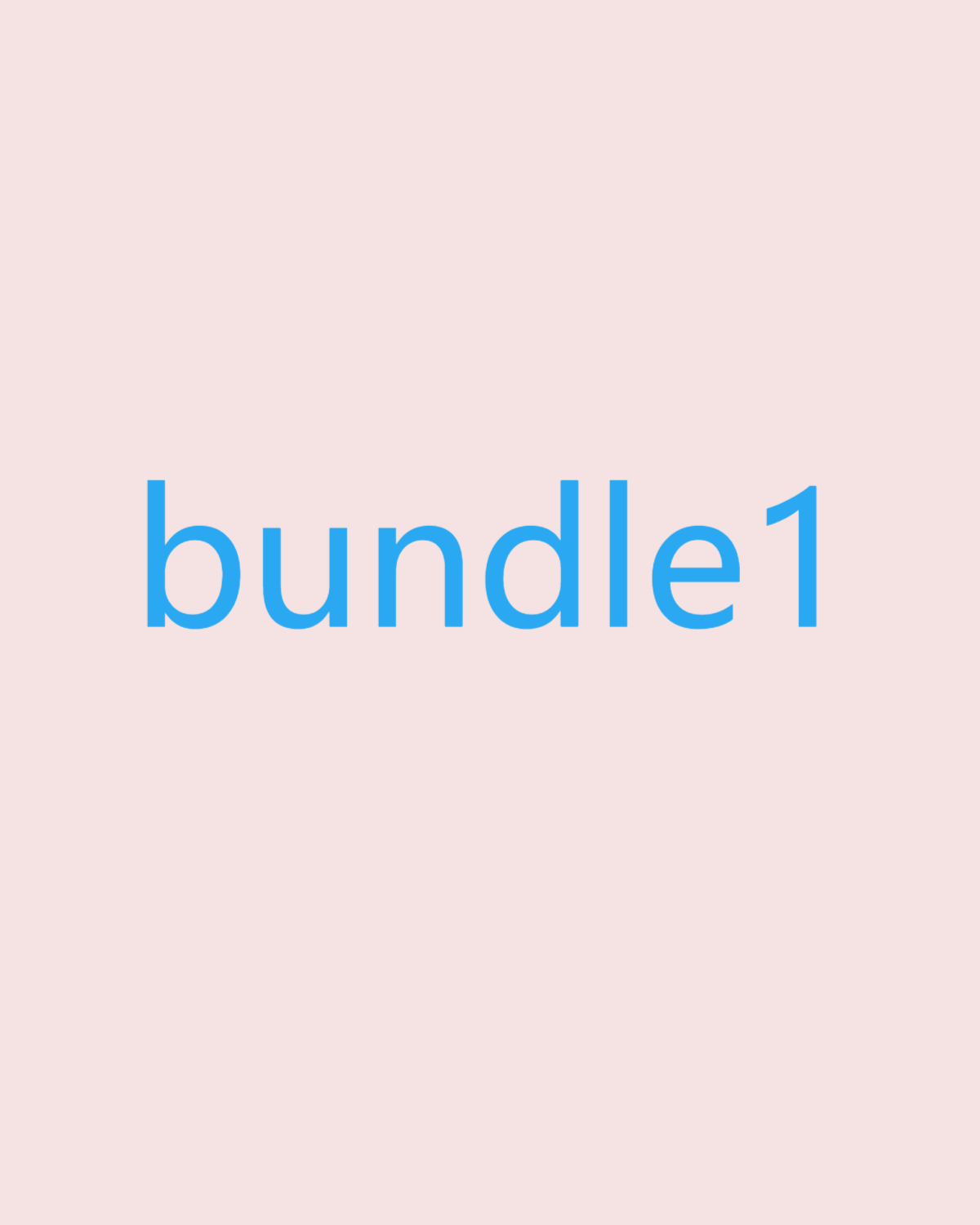 Limited-time bunlde